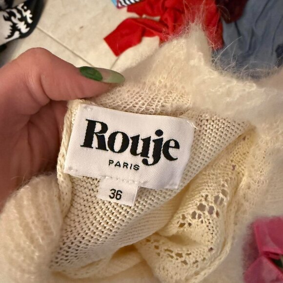 Rouje Cropped crew Sweater size small /4/ 36. Never wore it - Picture 2 of 8
